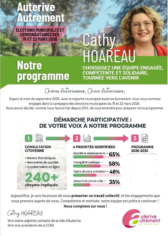 Programme Auterive Autrement 2026-2032