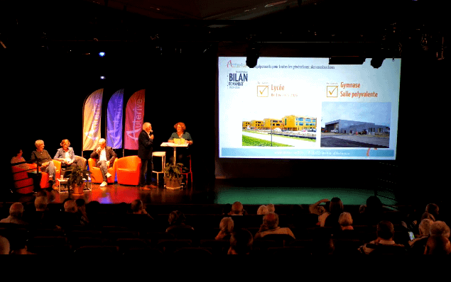 Photo de la réunion de bilan de mandat auterive autrement