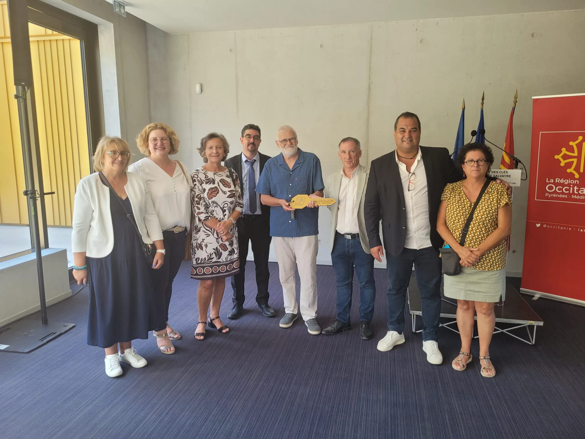 Remise des clés du lycée à Auterive Remise des clés du lycée à Auterive